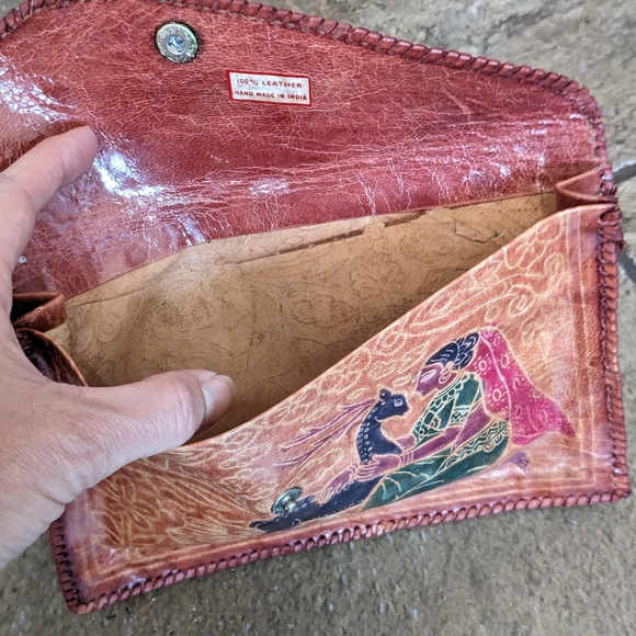 Leather Wallet Set Hand Made in India - Picture 6 of 9